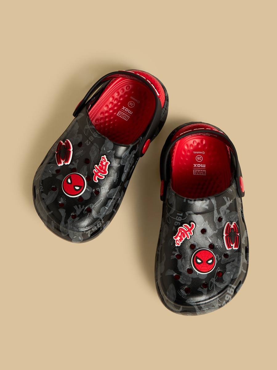 Spider-Man Applique Clogs