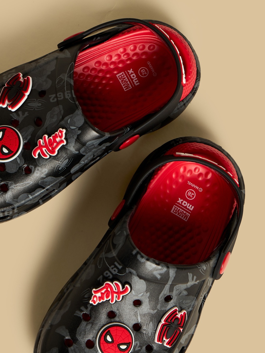 Spider-Man Applique Clogs