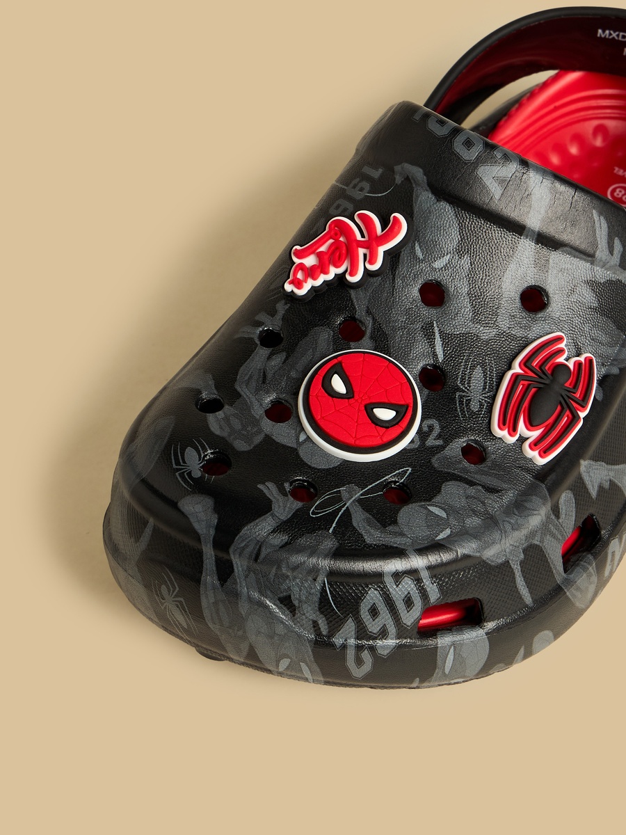 Spider-Man Applique Clogs