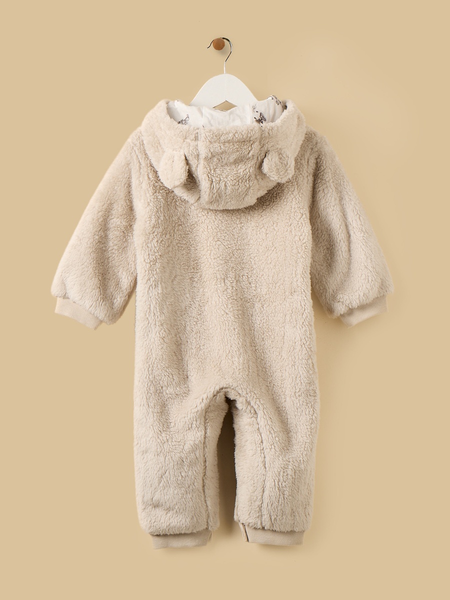 Winnie the Pooh Embroidered Fur Romper