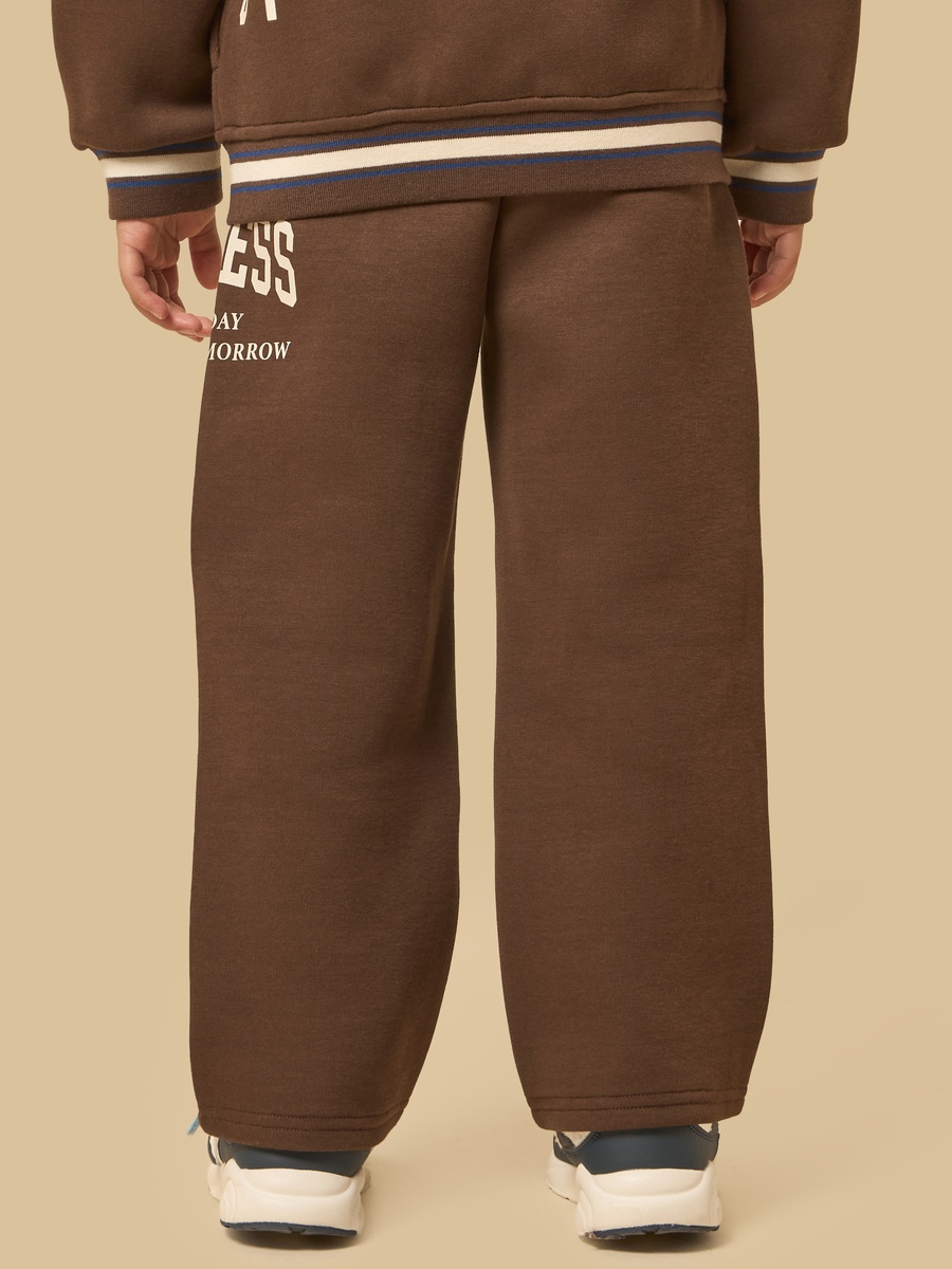Slogan Print Track Pants