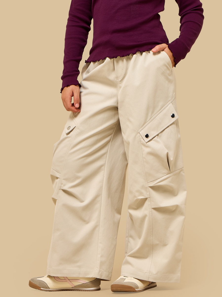 Twill Cotton Cargo Pants