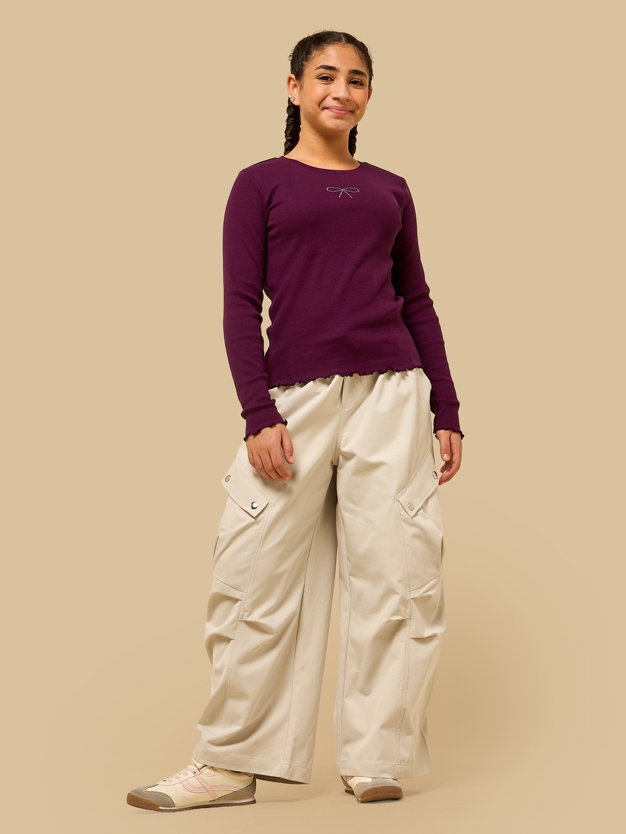 Twill Cotton Cargo Pants