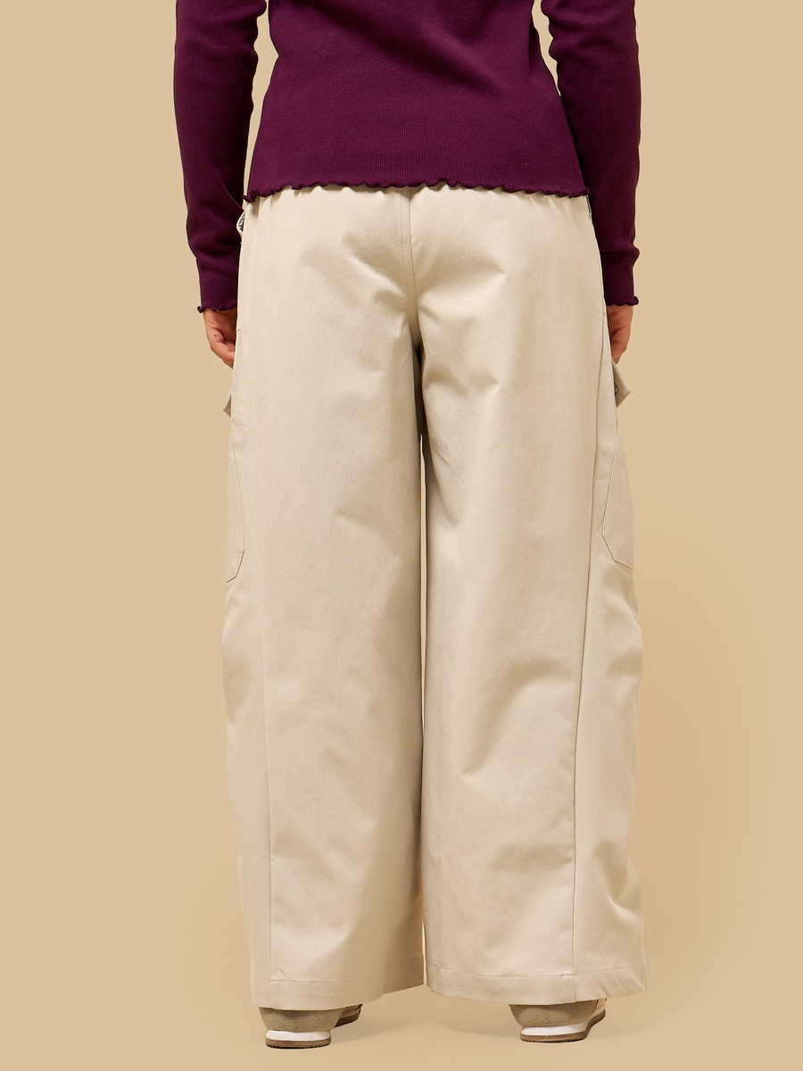 Twill Cotton Cargo Pants