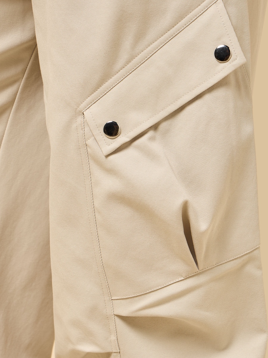 Twill Cotton Cargo Pants