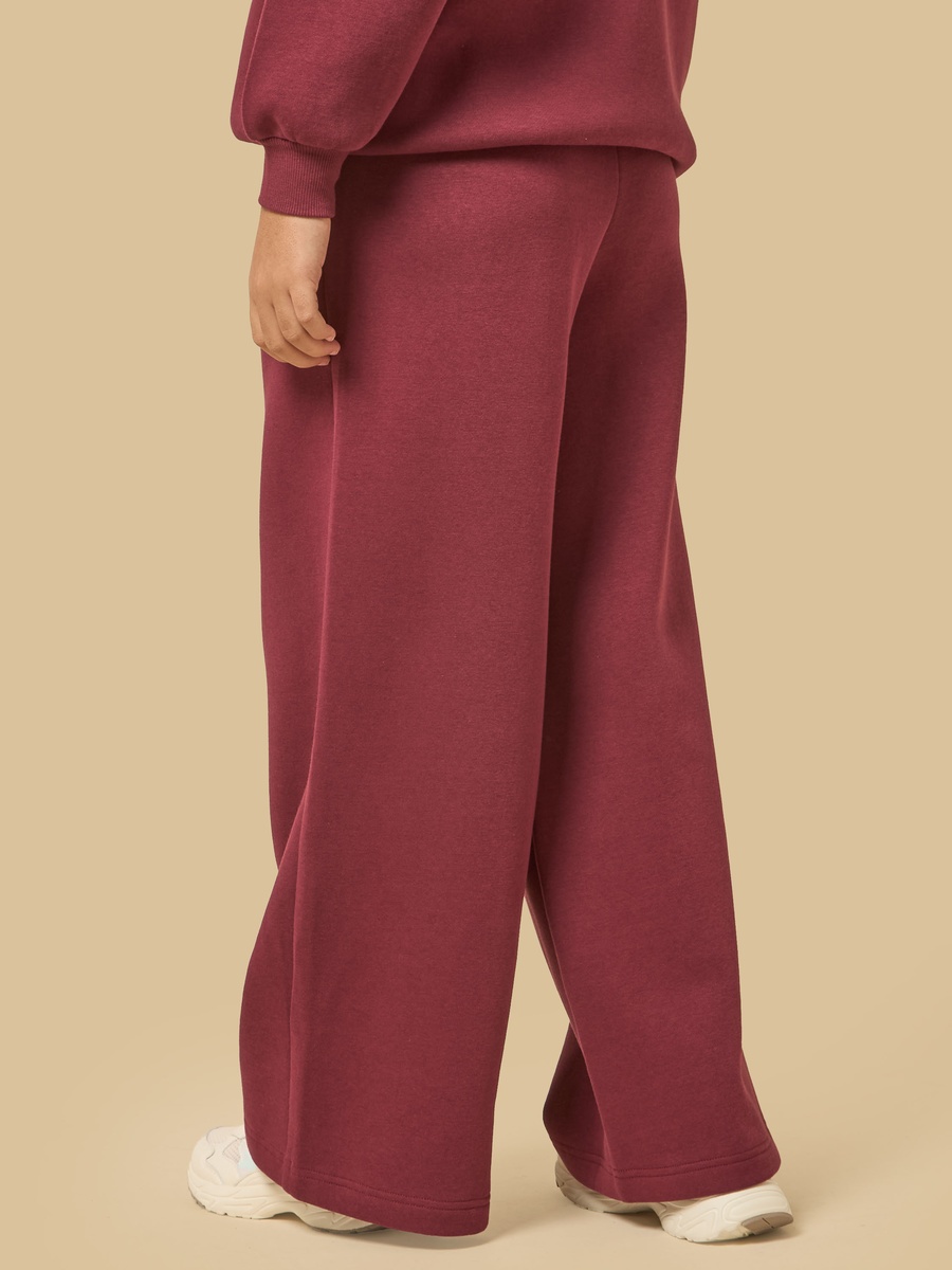 Kuromi with Teddy Print Wide Leg Trousers