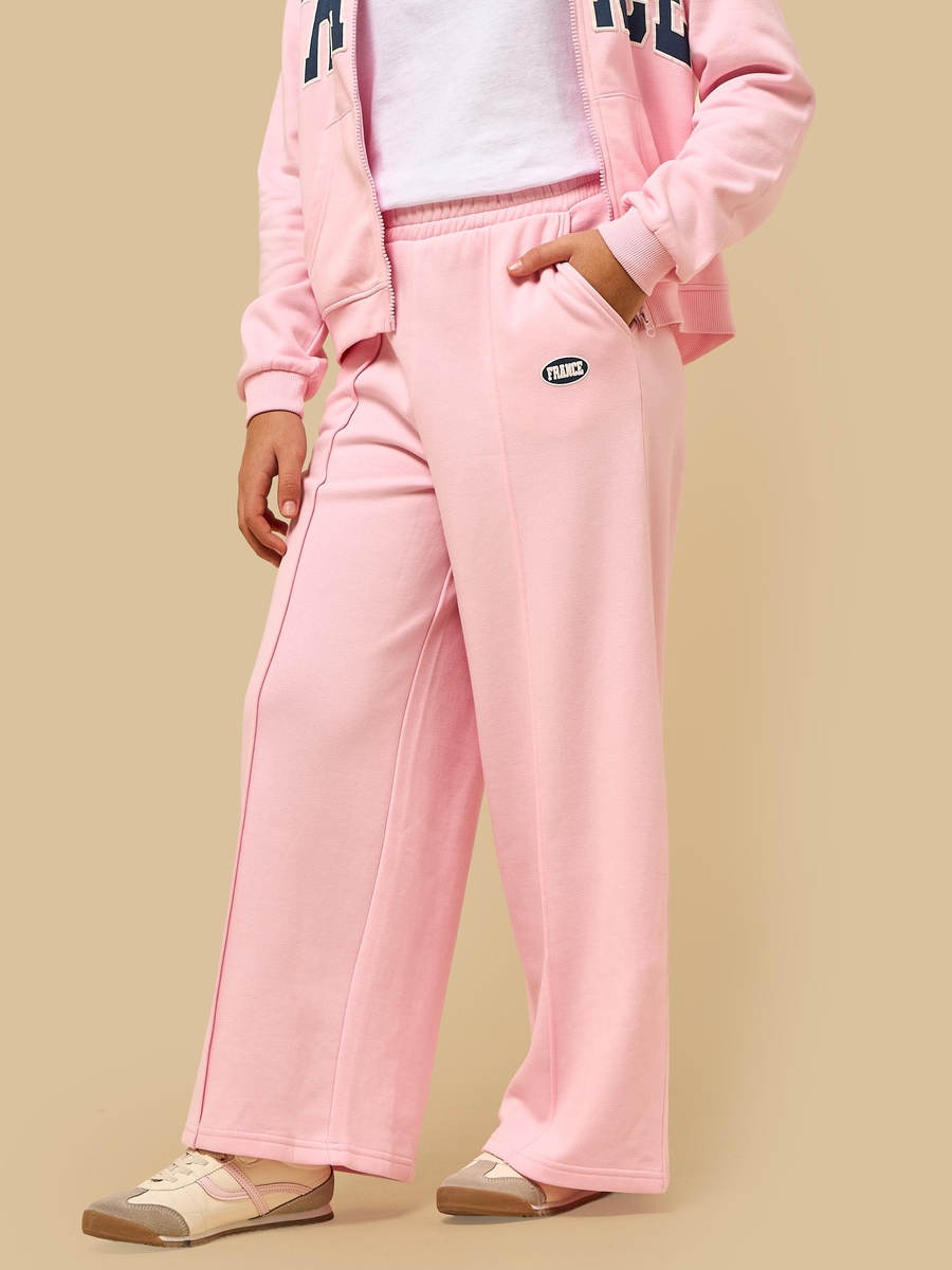Mid Rise Wide Leg Pants