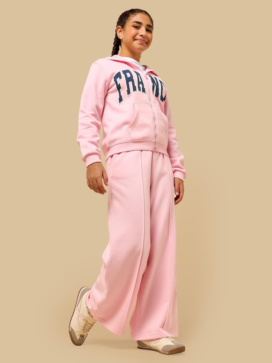 Mid Rise Wide Leg Pants