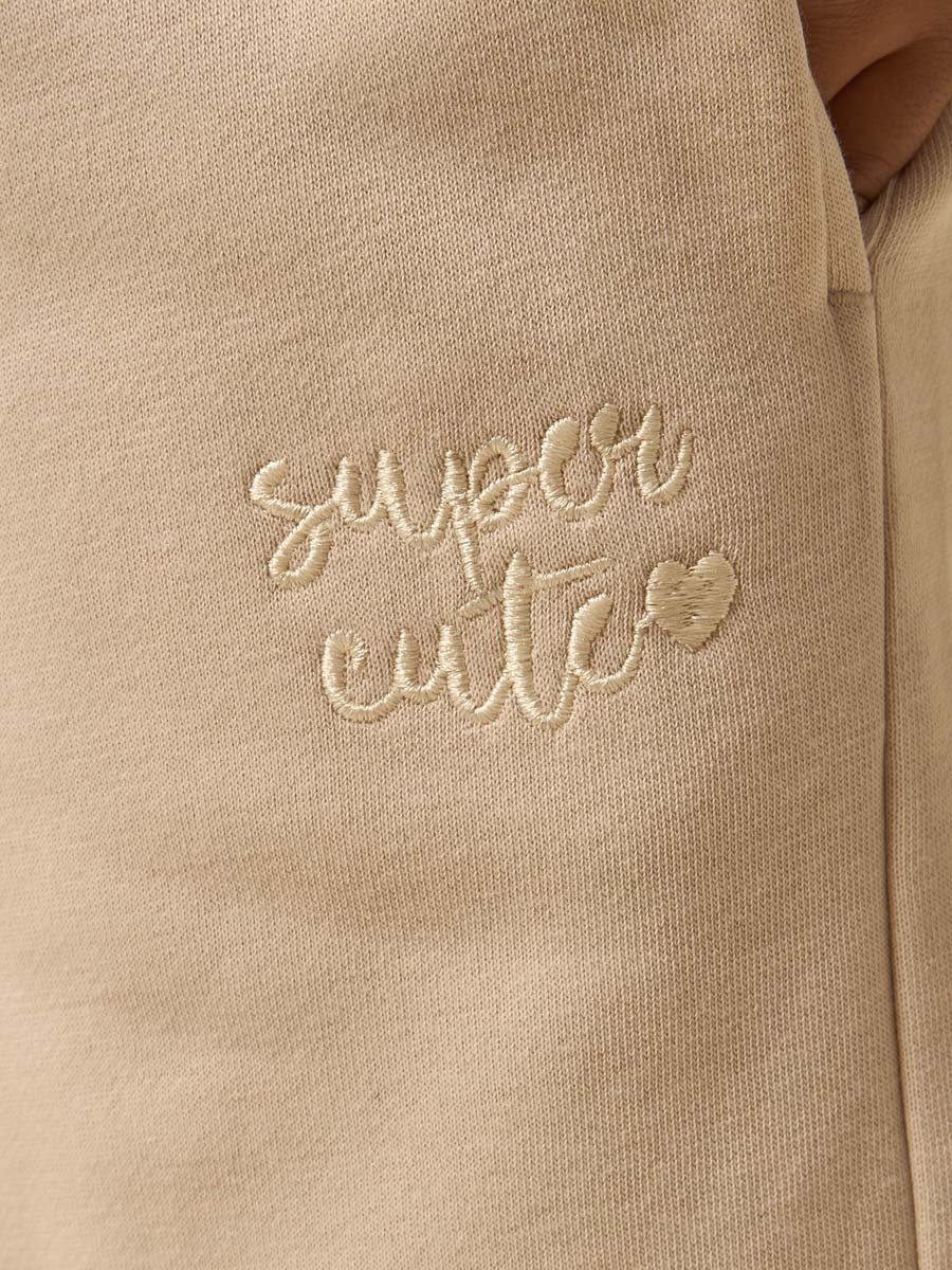 Embroidered Track Pants