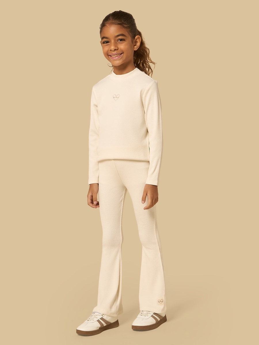 Pack of 3 - Ribbed Flared Pants