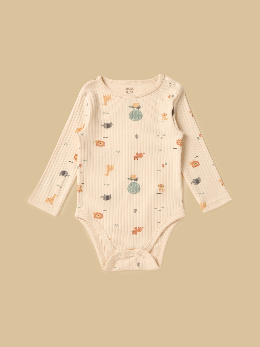 Pack of 3 - Printed Bodysuit