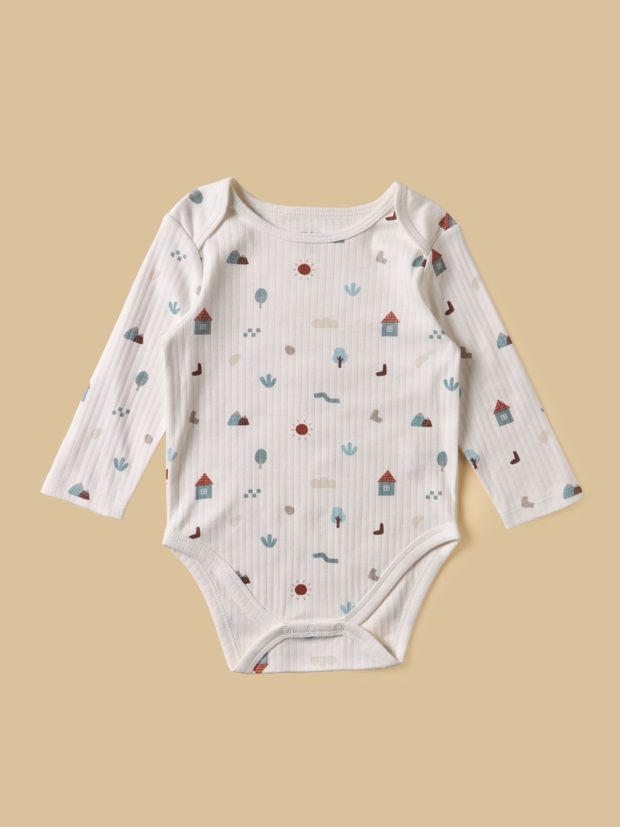 Pack of 3 - Ribbed Bodysuit