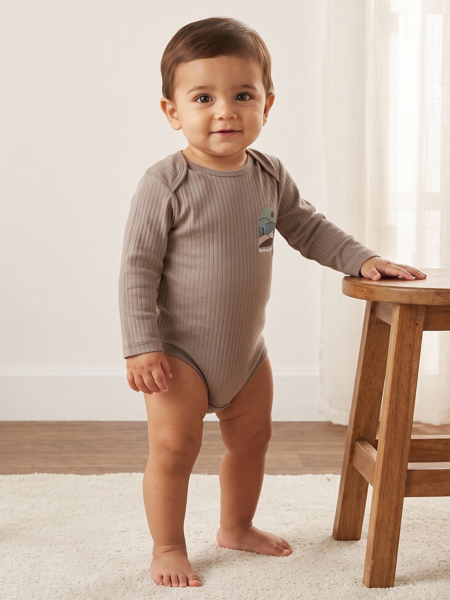 Pack of 3 - Ribbed Bodysuit