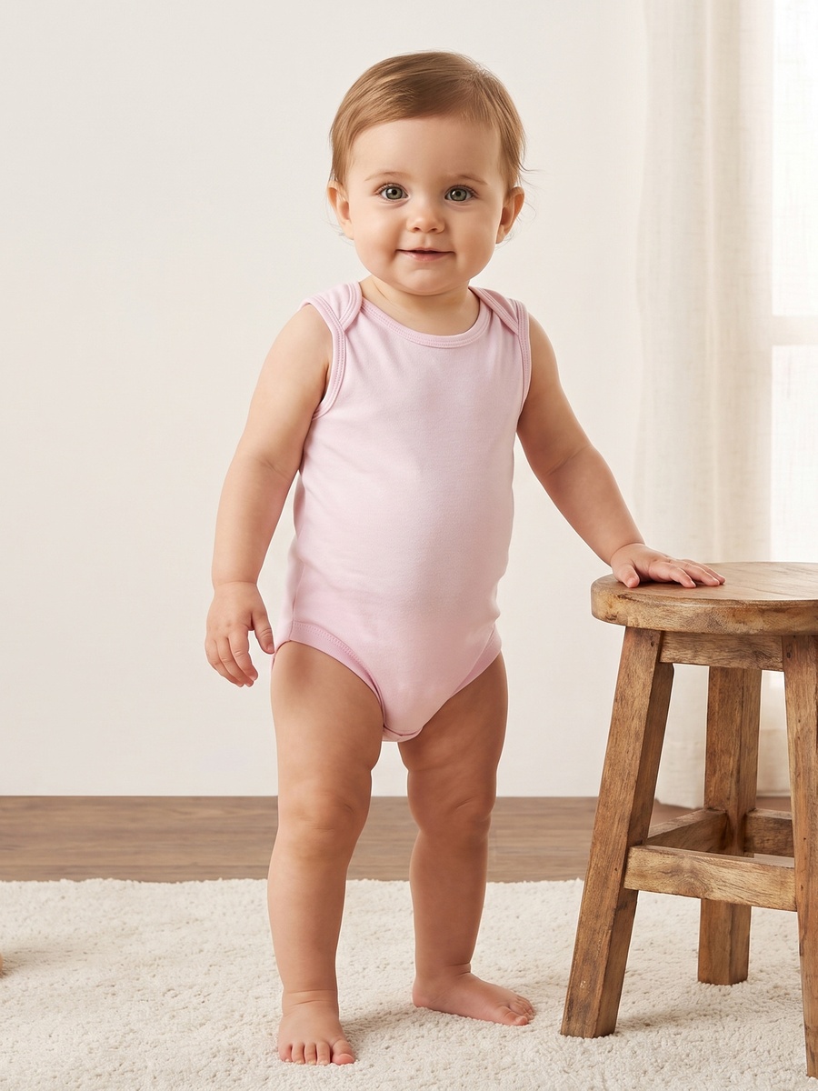 Pack of 5 - Assorted Sleeveless Bodysuit