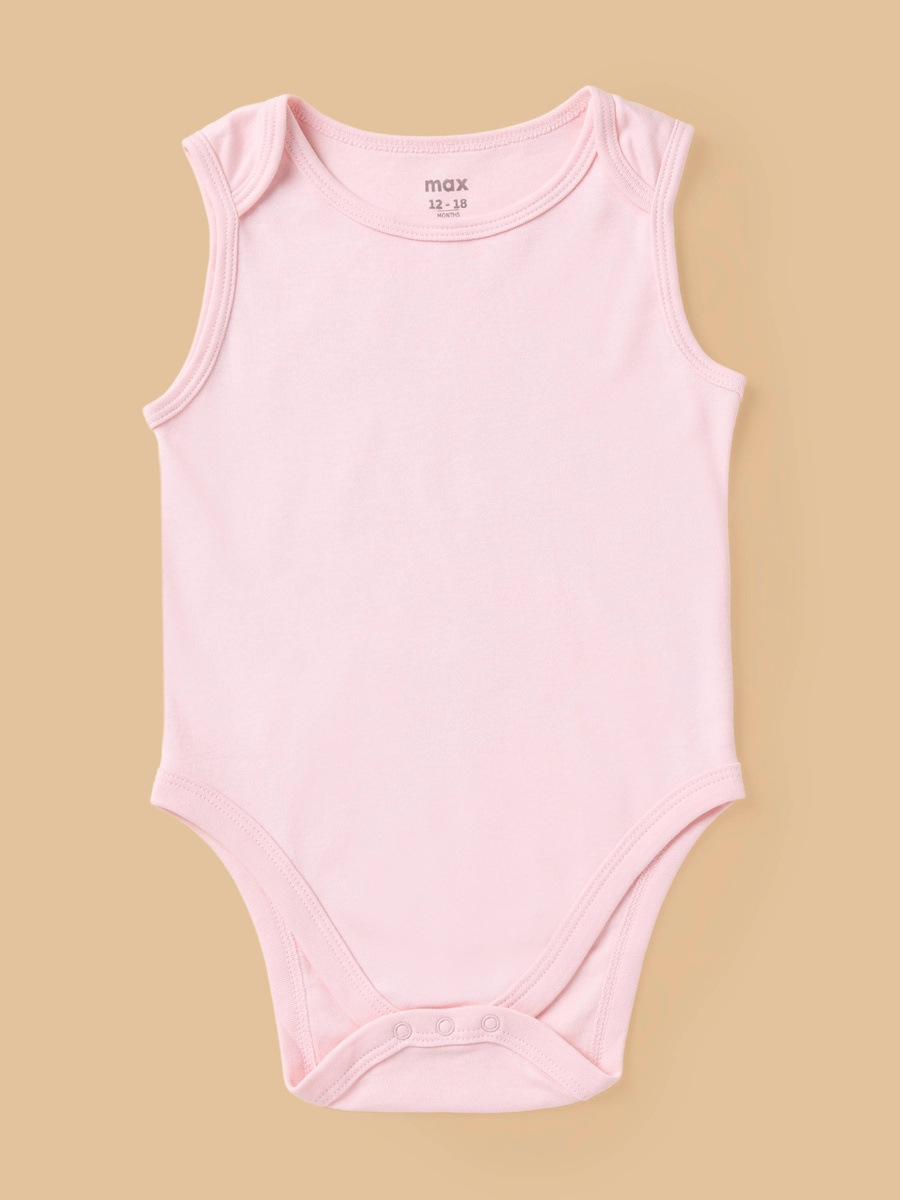 Pack of 5 - Assorted Sleeveless Bodysuit