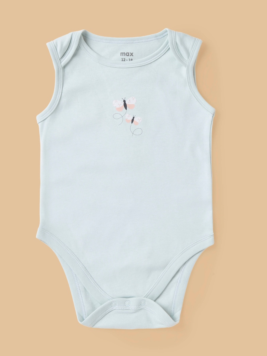 Pack of 5 - Assorted Sleeveless Bodysuit