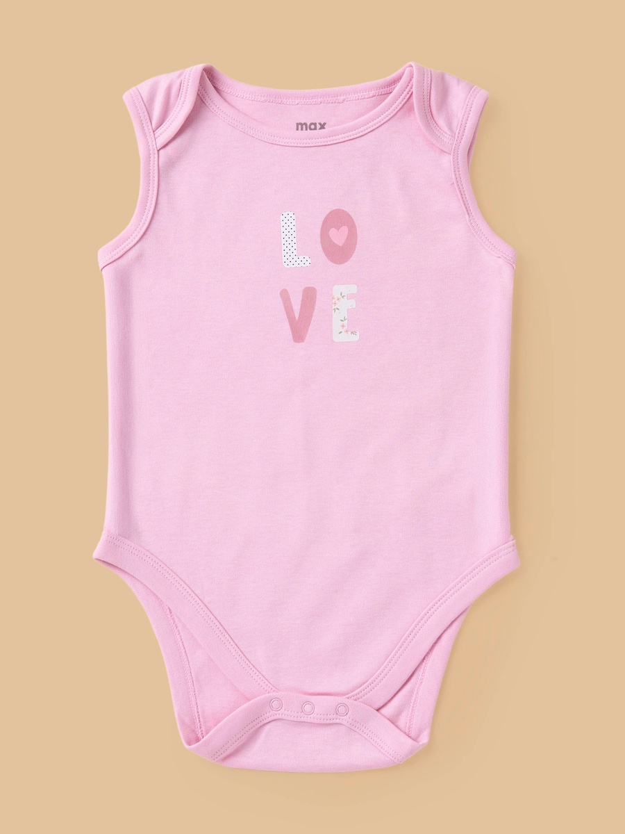 Pack of 5 - Assorted Sleeveless Bodysuit