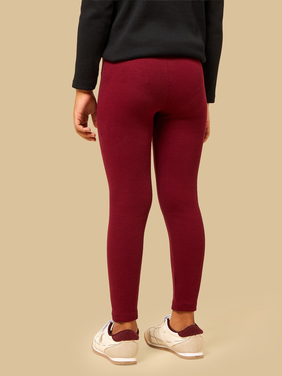 Ribbed Cotton Leggings