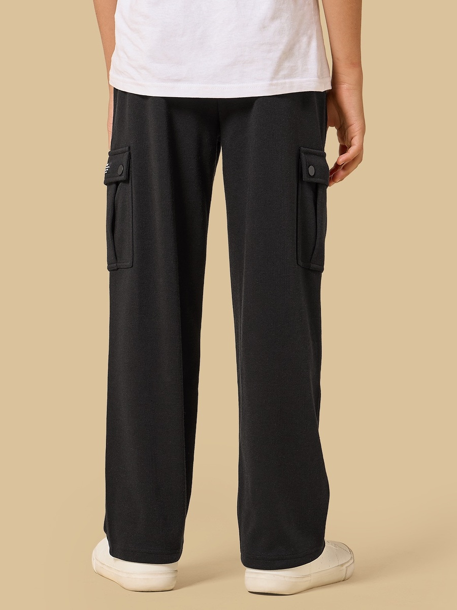 Slogan Applique Cargo Joggers
