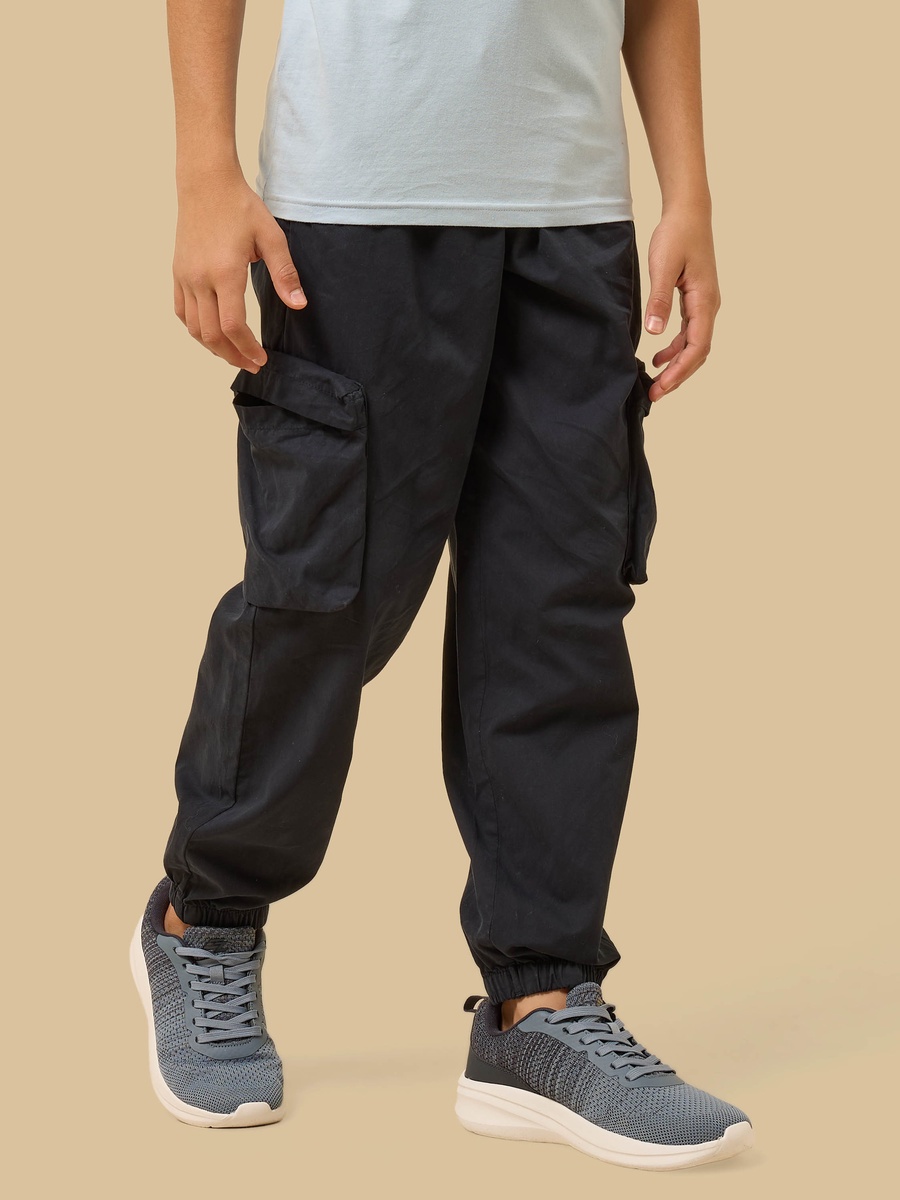 Twill Pull-On Cargo Joggers