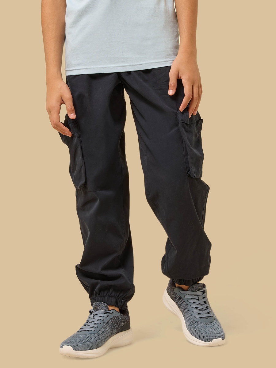 Twill Pull-On Cargo Joggers