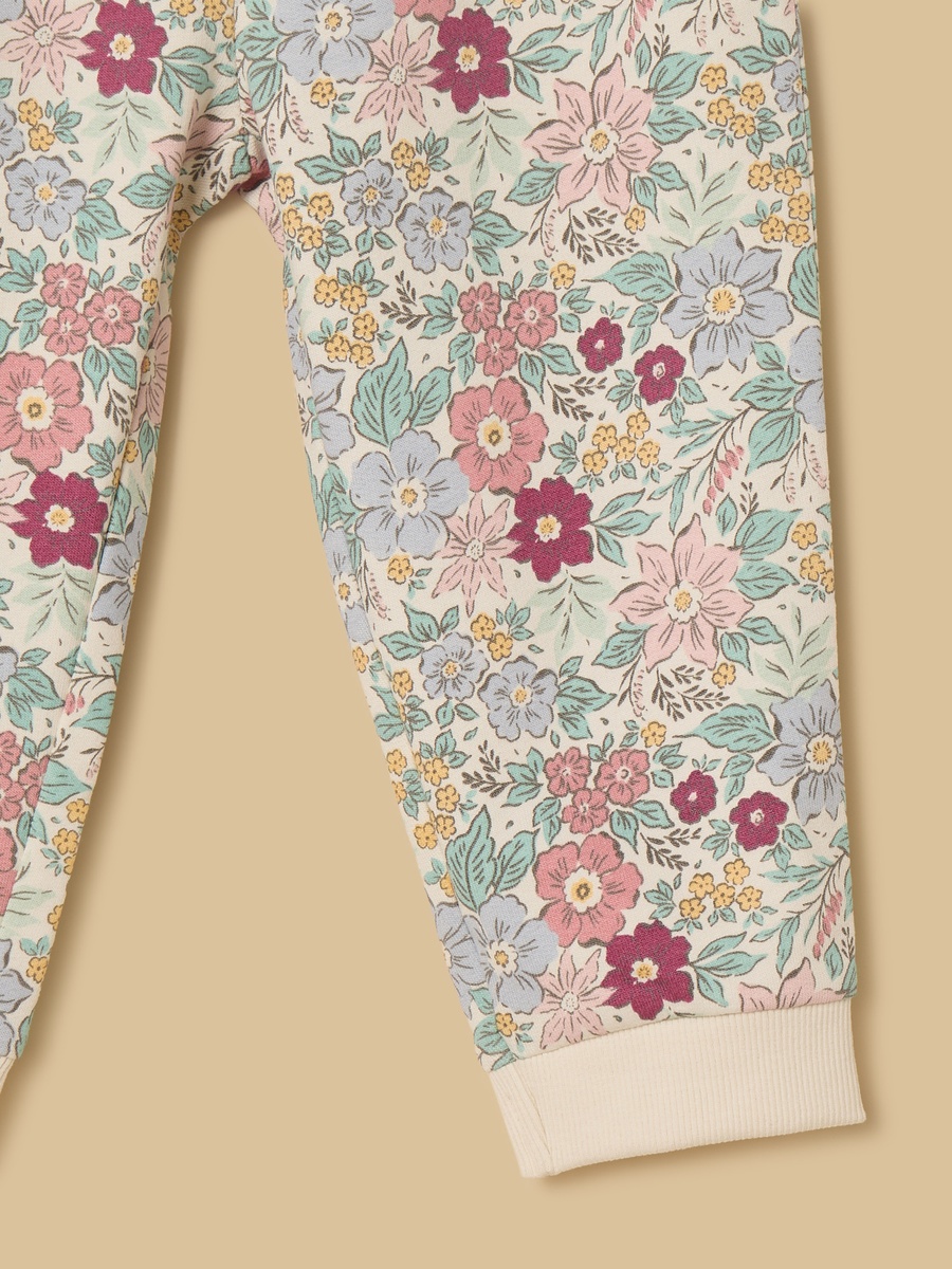Floral Print Joggers