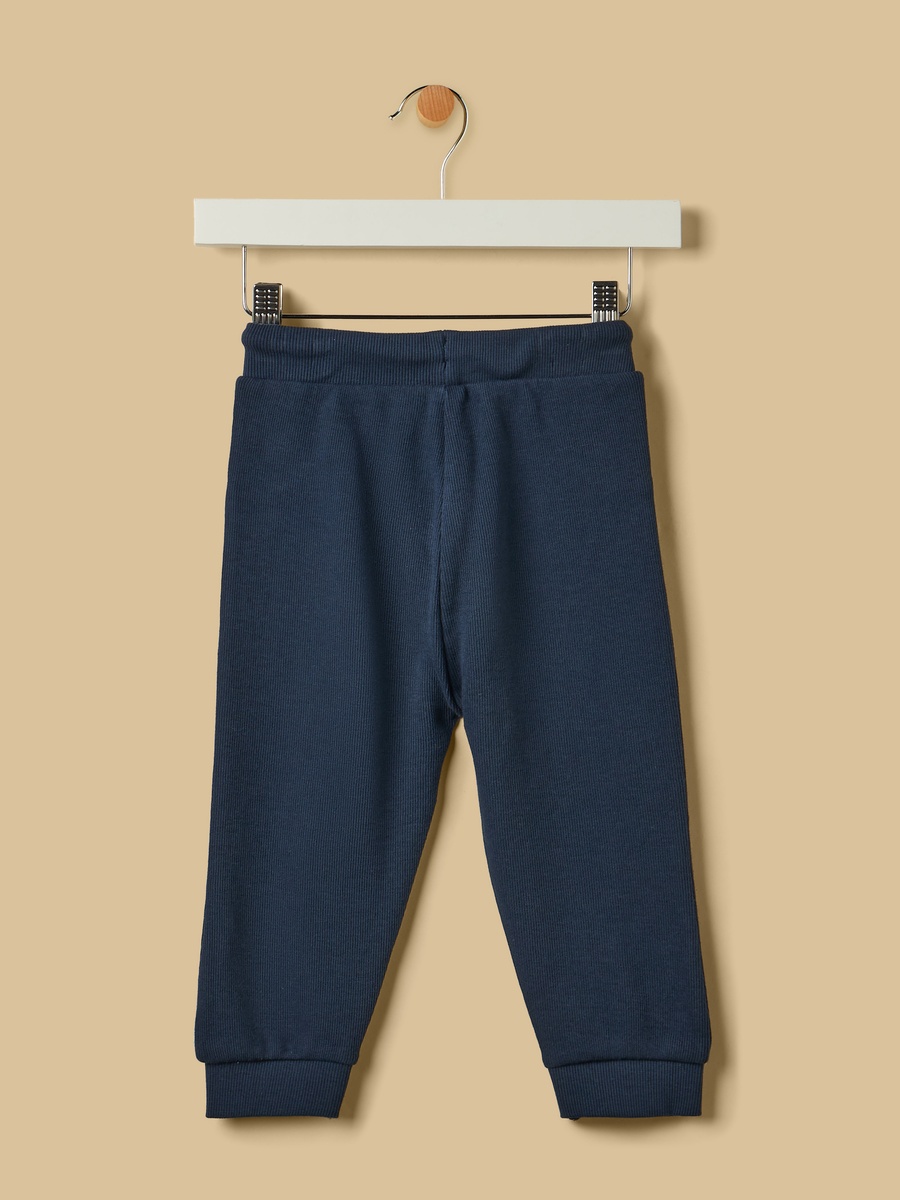 Pack of 2 - Ribbed Cotton Joggers