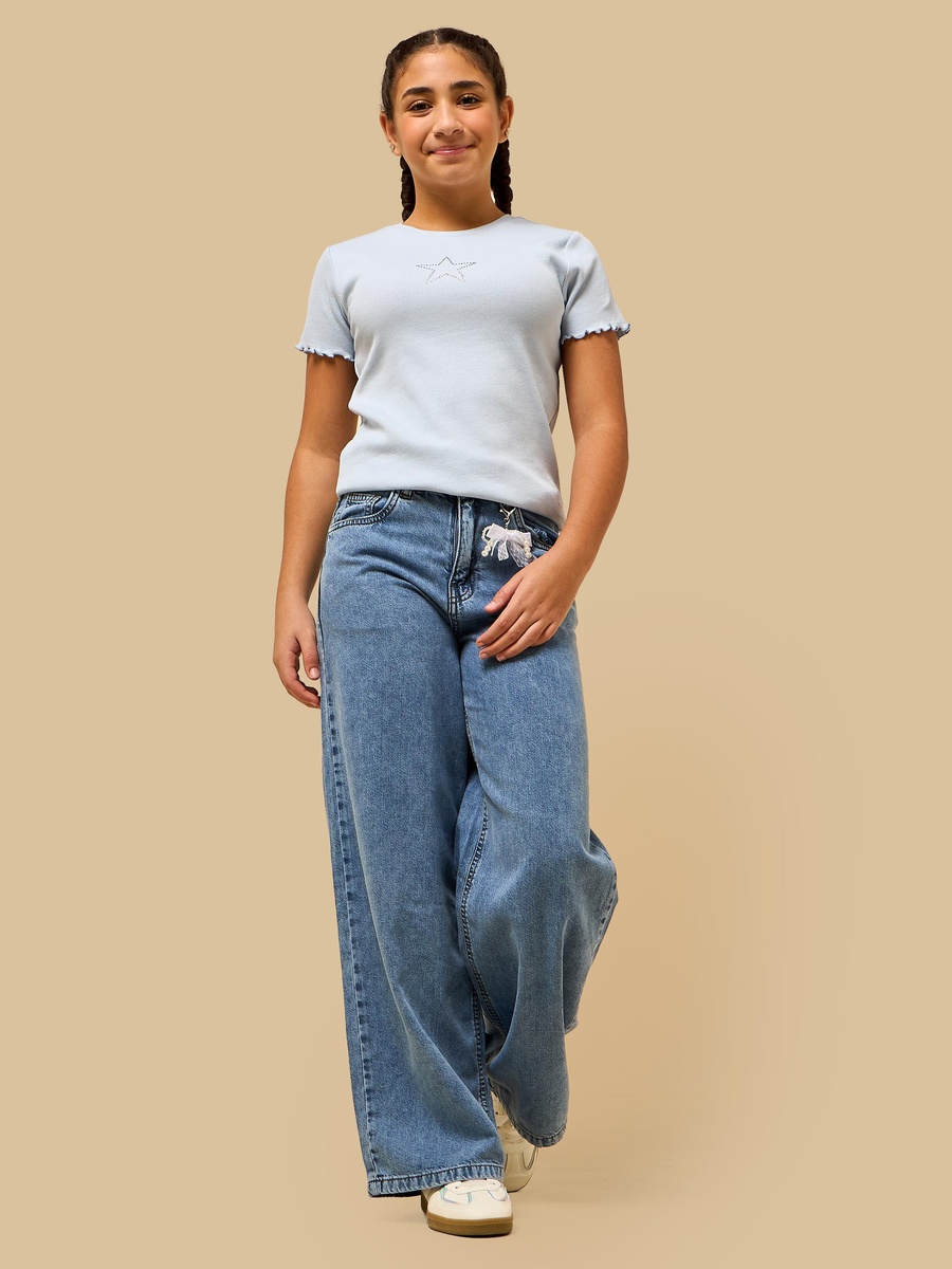 Wide Leg Tencel Fluid Jeans