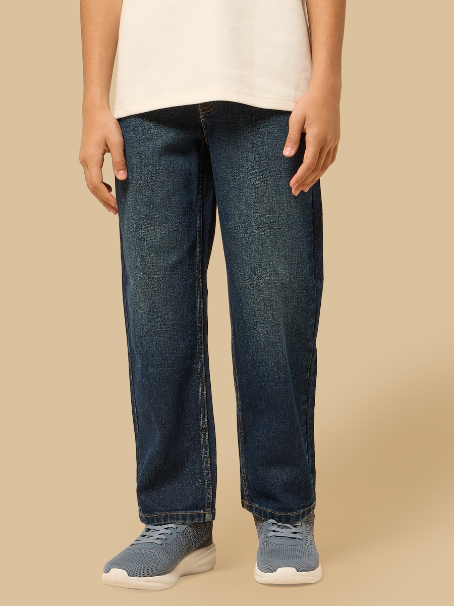 Loose Fit Cotton Jeans