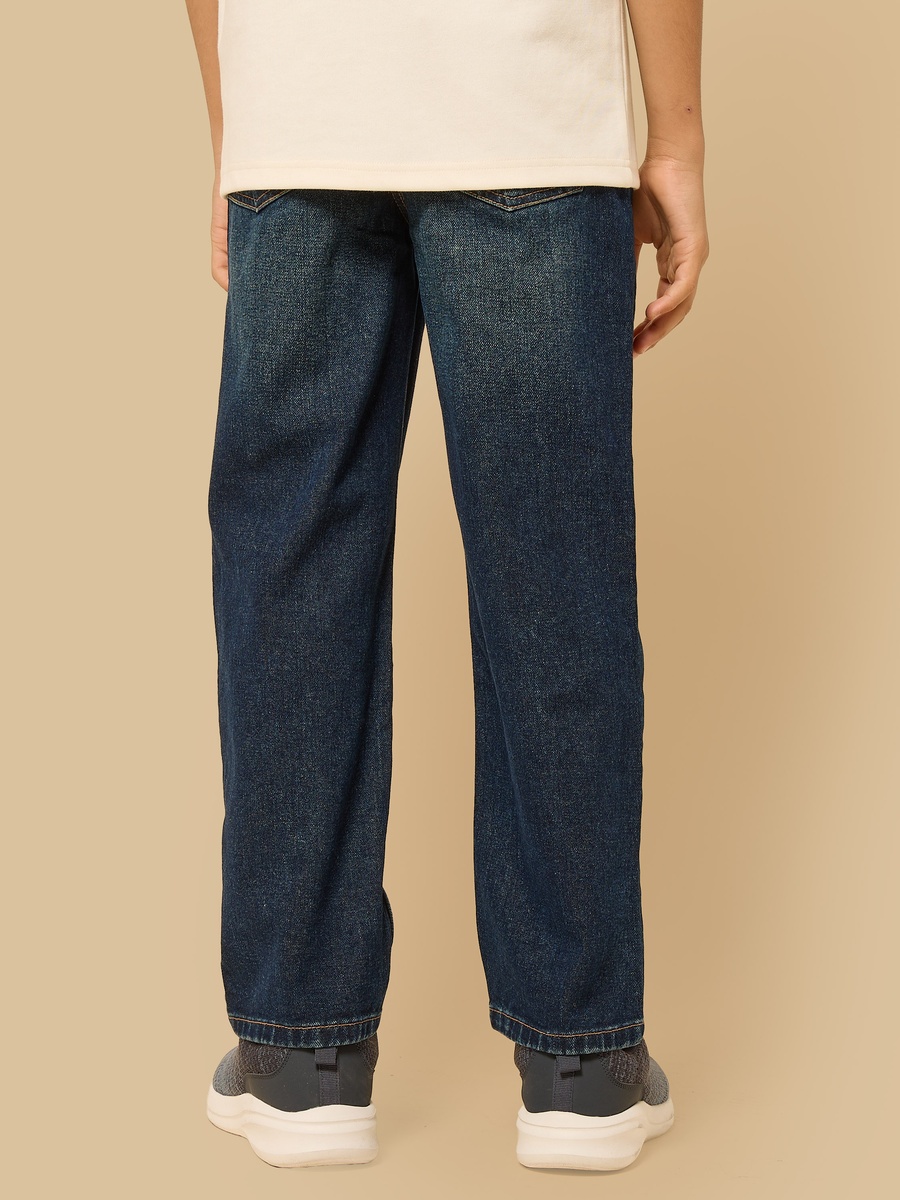 Loose Fit Cotton Jeans