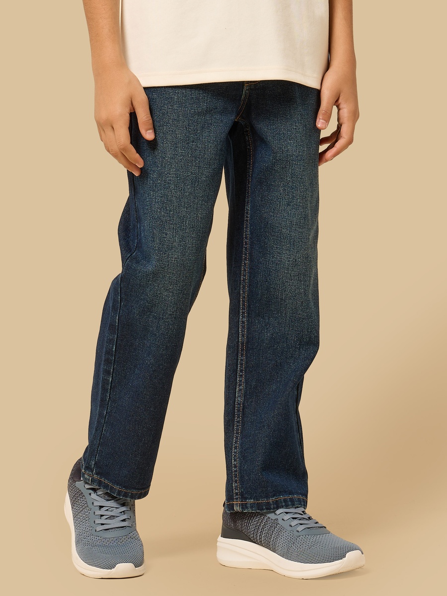 Loose Fit Cotton Jeans