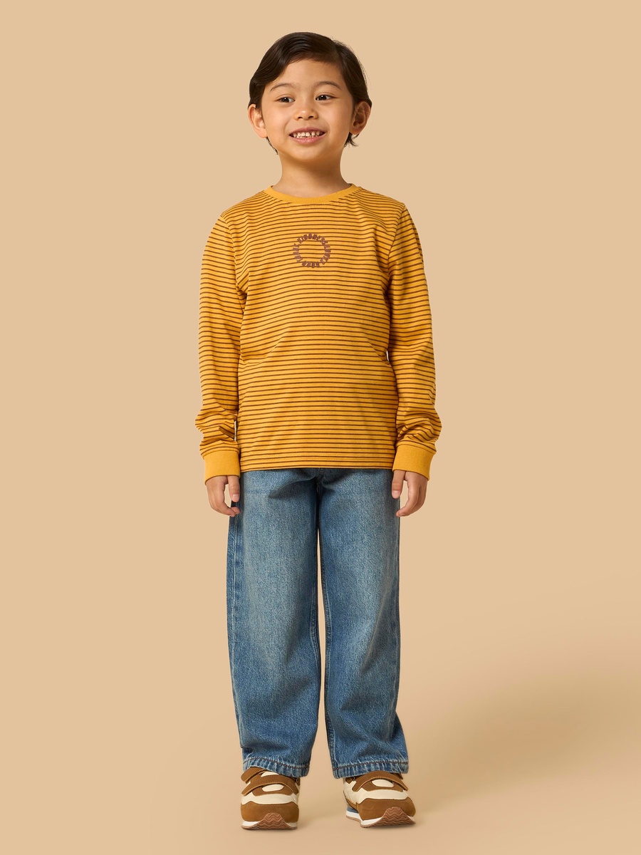 Balloon Fit Cotton Jeans