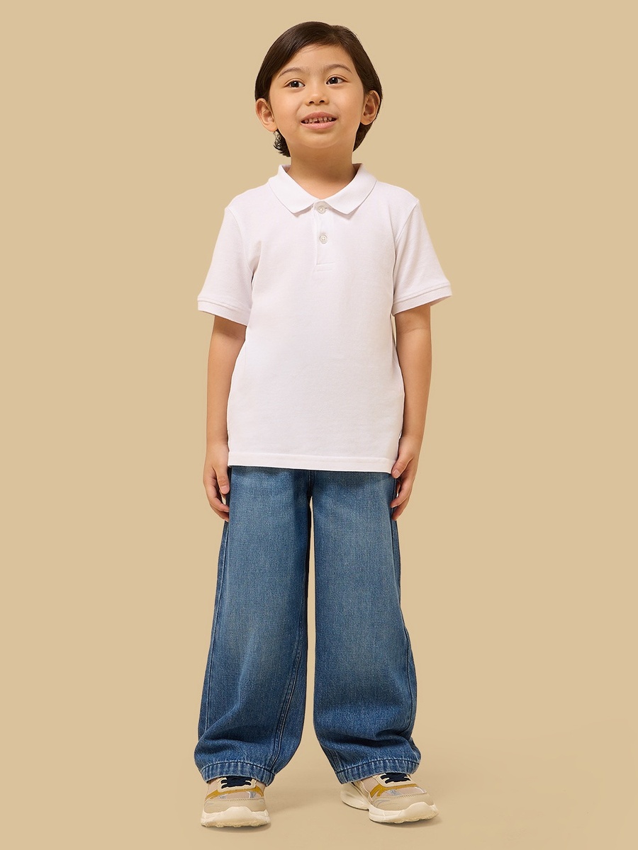 Wide Leg Pull-On Jeans