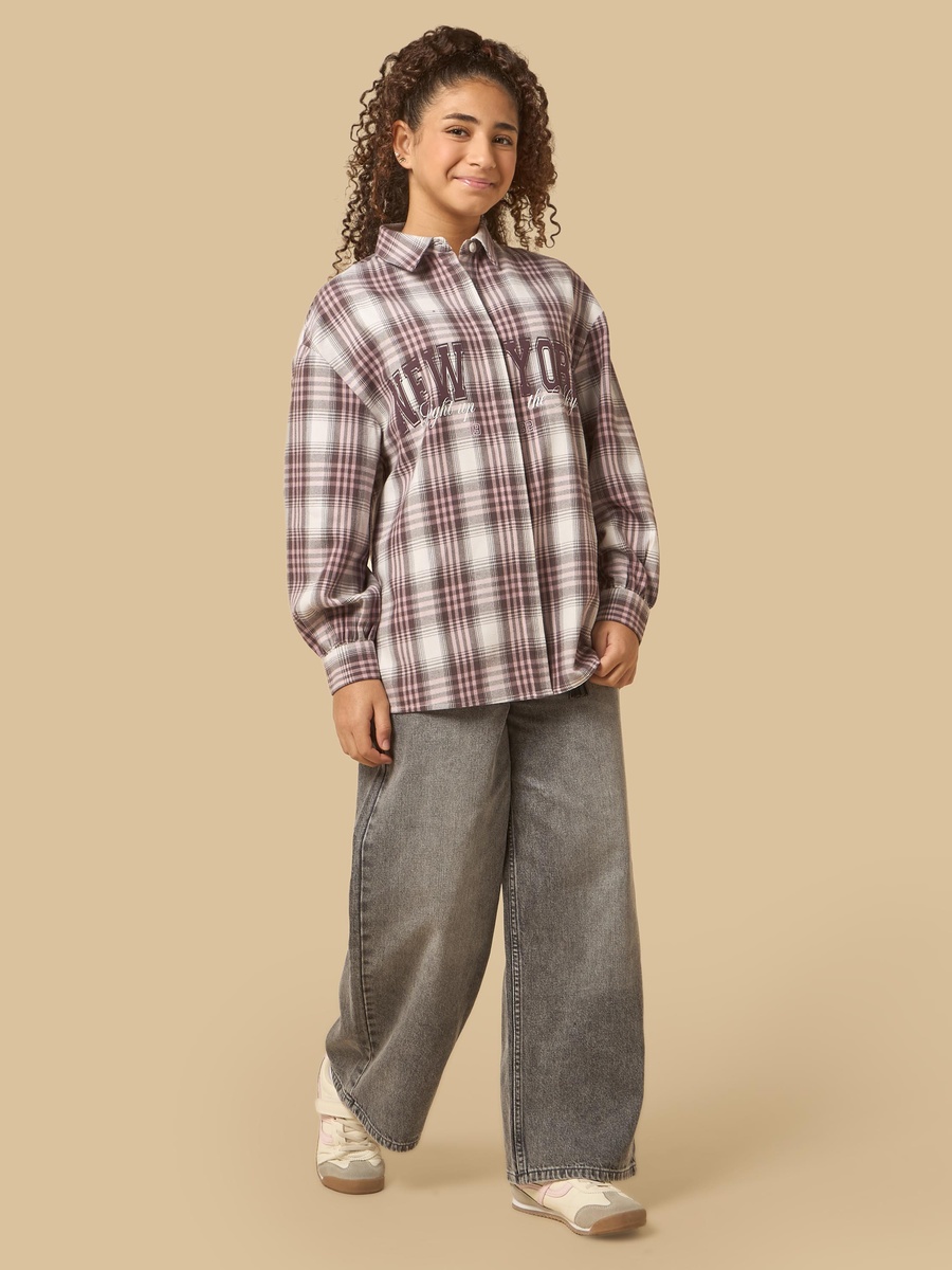 Wide Leg Jeans with Keyring Charm