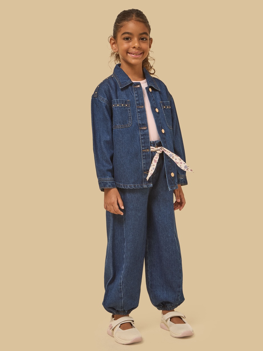 Studded Balloon Fit Jeans