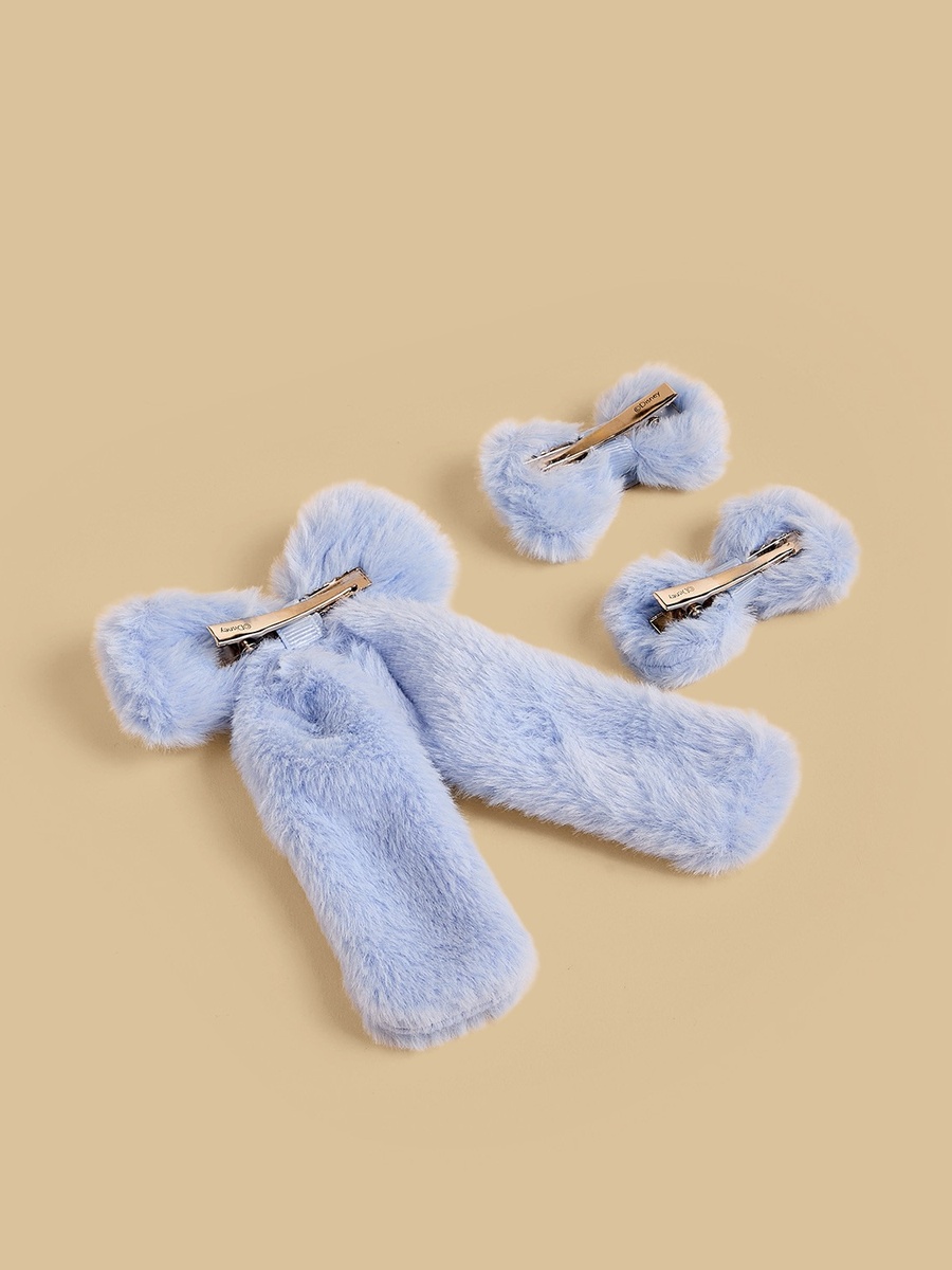Pack of 3 - Stitch Detail Hair Clips