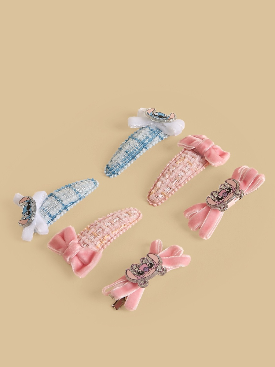 Pack of 6 - Stitch and Angel Hair Clip