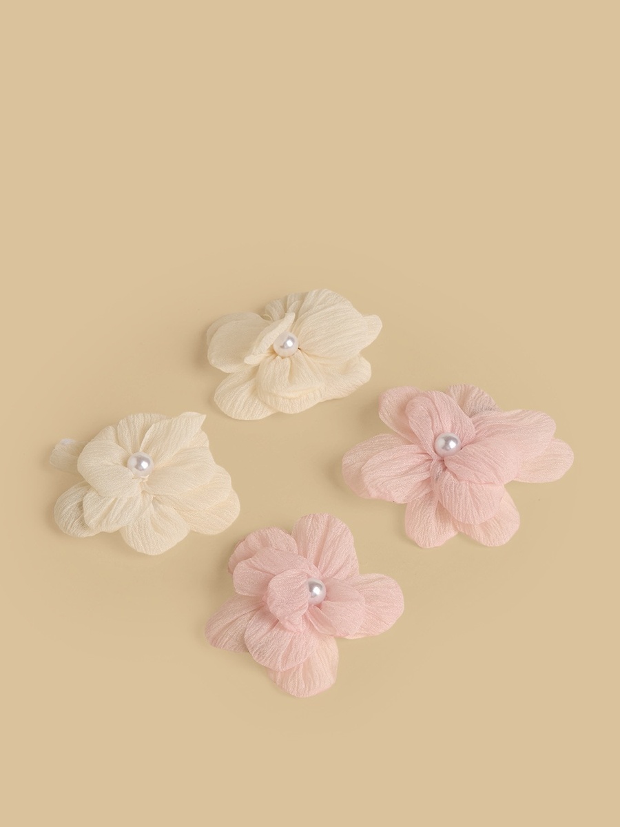 Pack of 4 - Floral Embellished Hair Clip