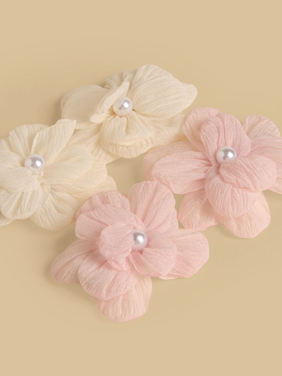 Pack of 4 - Floral Embellished Hair Clip