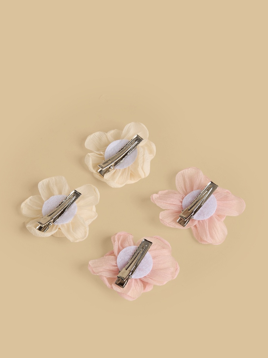 Pack of 4 - Floral Embellished Hair Clip