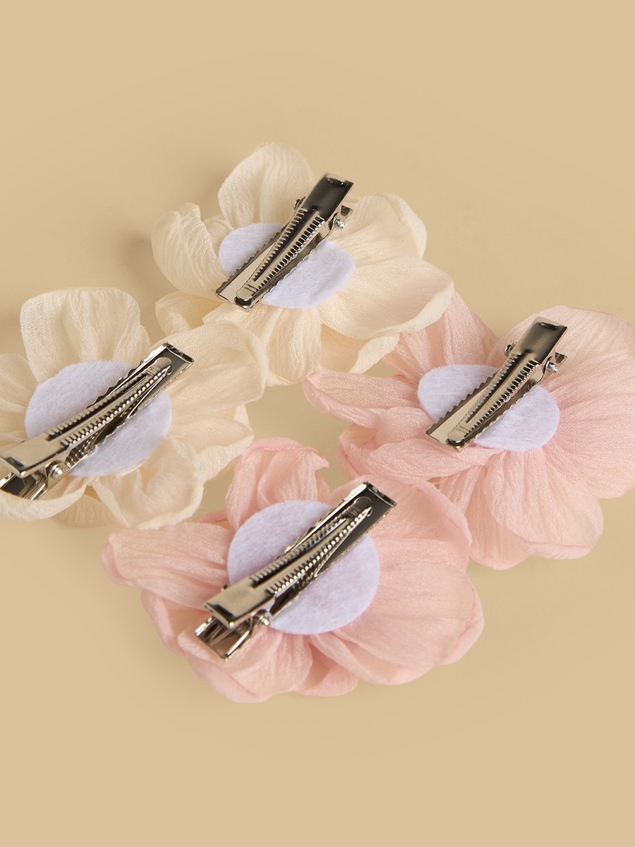Pack of 4 - Floral Embellished Hair Clip