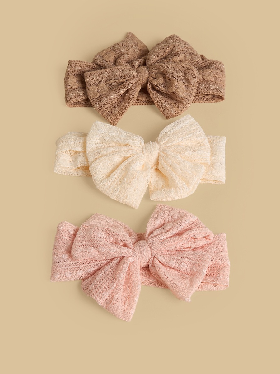 Pack of 3 - Bow Accent Headband