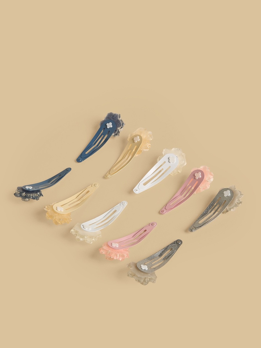 Pack of 10 - Floral Clip