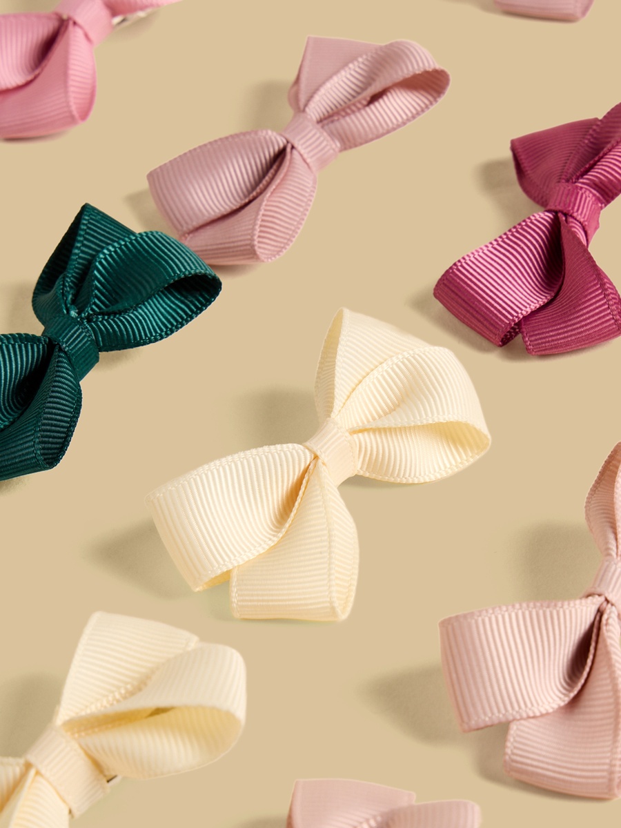 Pack of 20 - Bow Accent Hair Clip