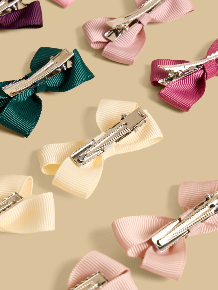 Pack of 20 - Bow Accent Hair Clip