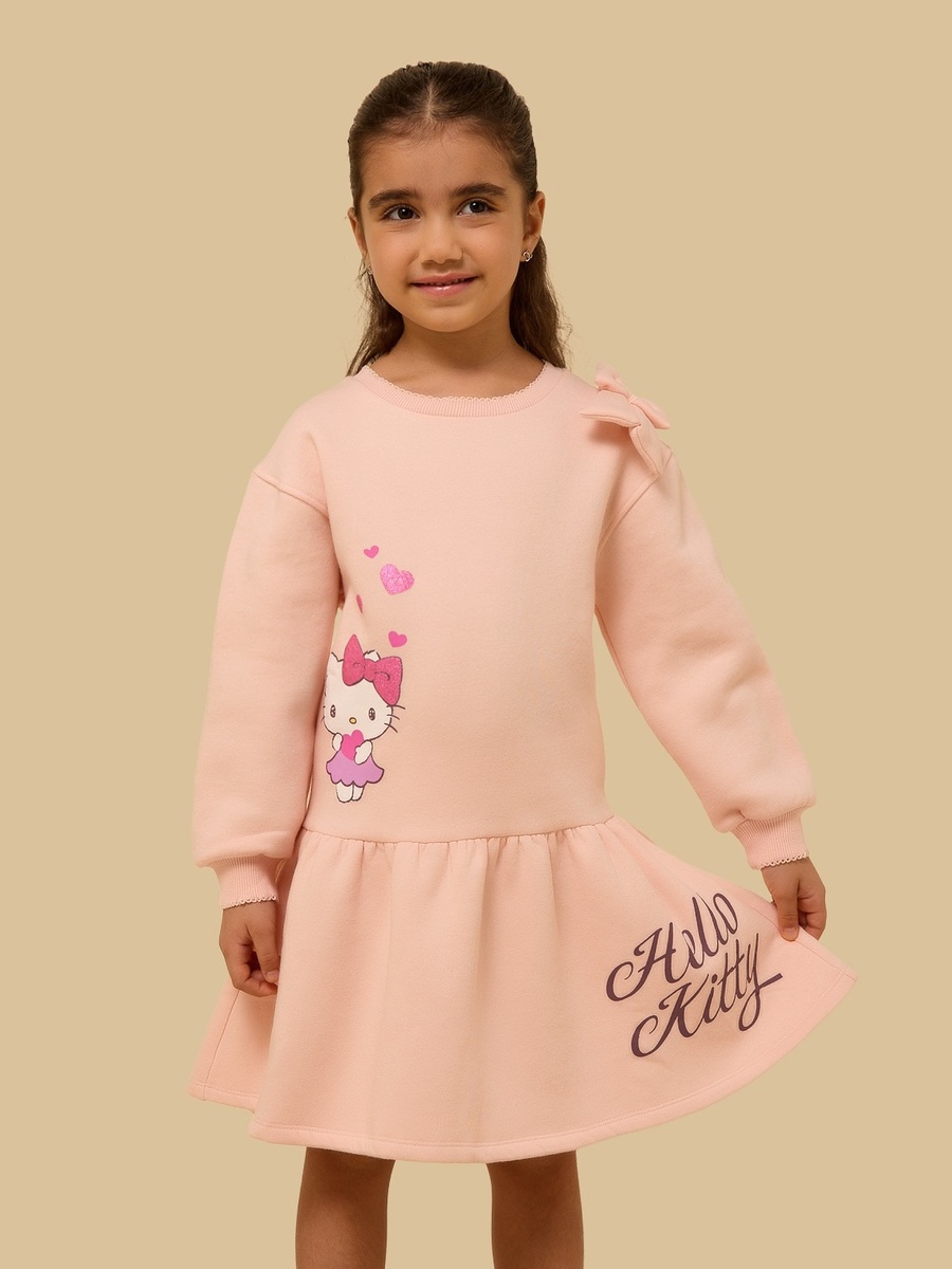 Hello Kitty Print A-Line Dress