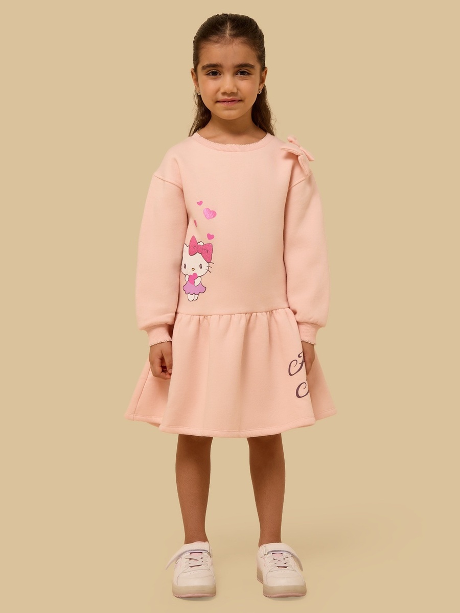 Hello Kitty Print A-Line Dress