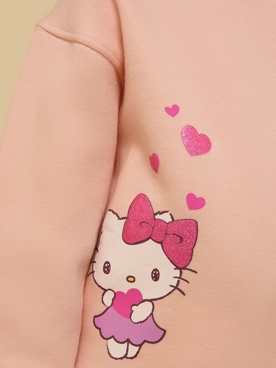 Hello Kitty Print A-Line Dress