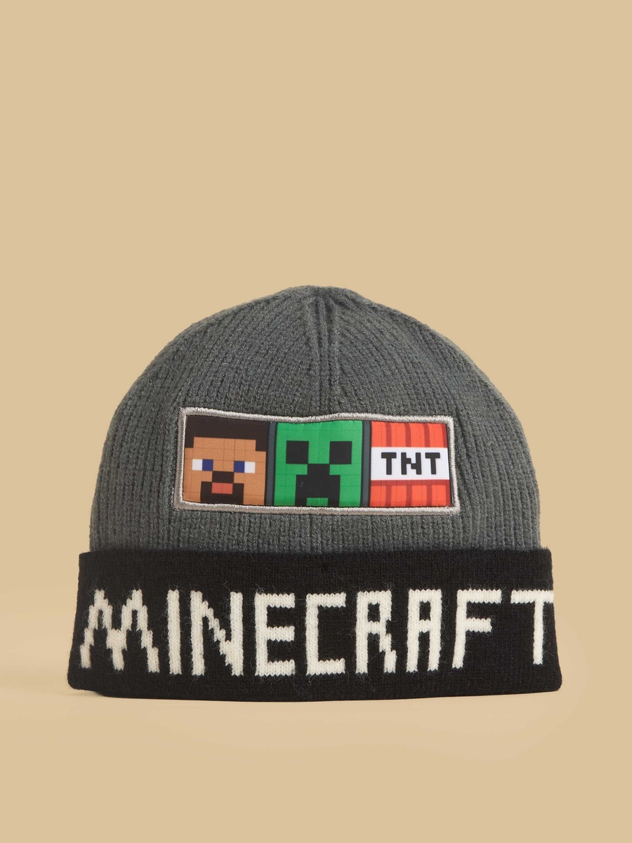 Minecraft Beanie with Gloves