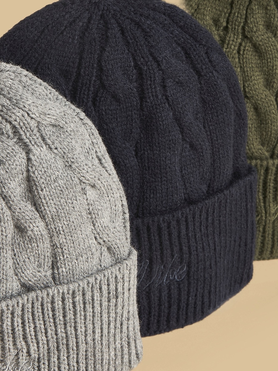 Pack of 3 - Textured Beanie